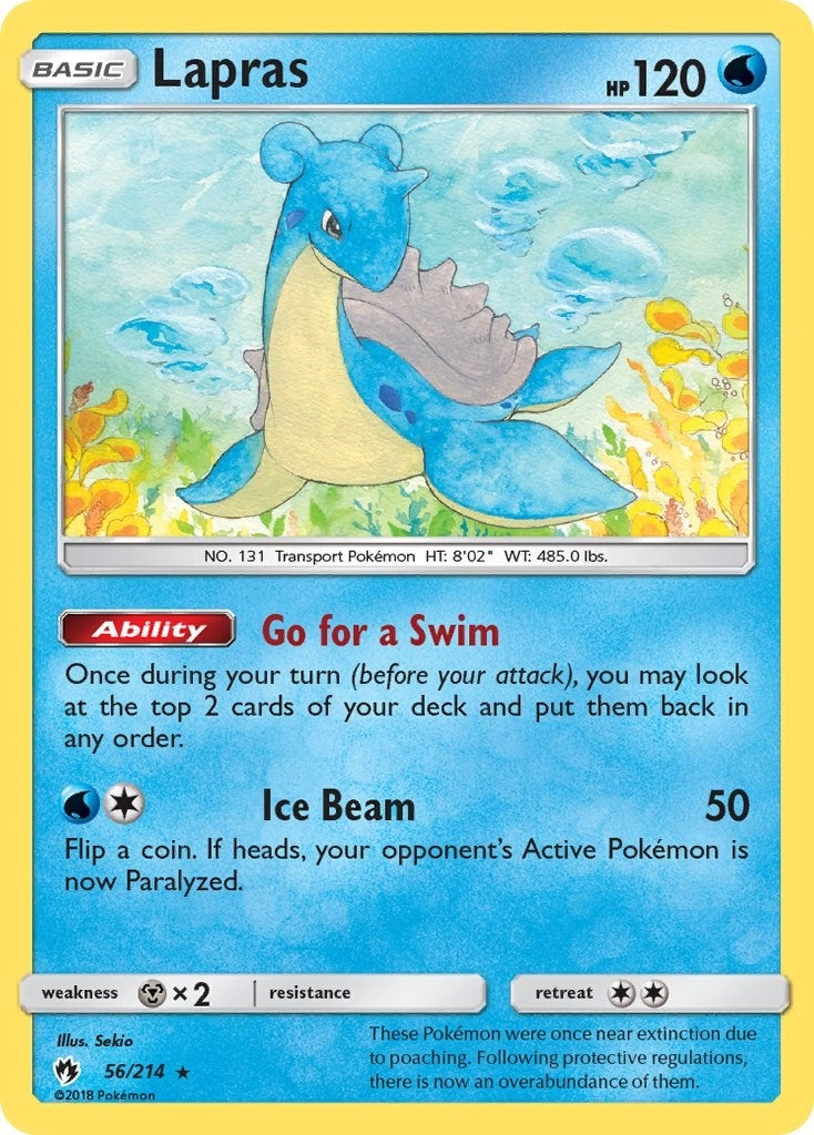 Lapras (56/214) [SM - Lost Thunder]
