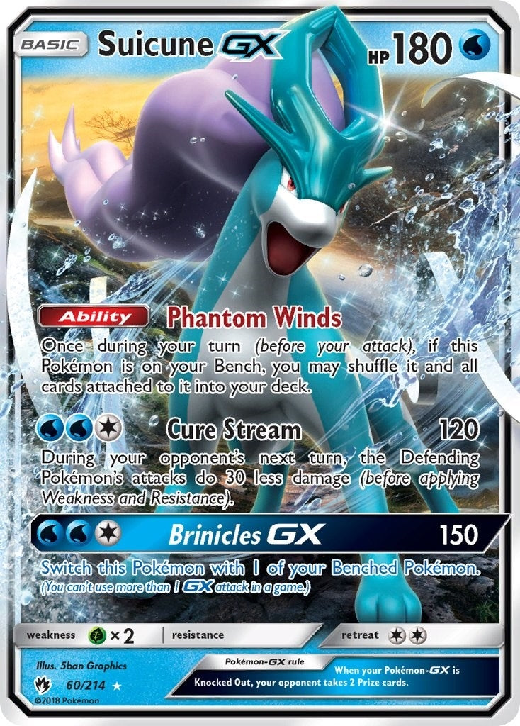 Image for Suicune GX (60/214) [SM - Lost Thunder] - Pokemon