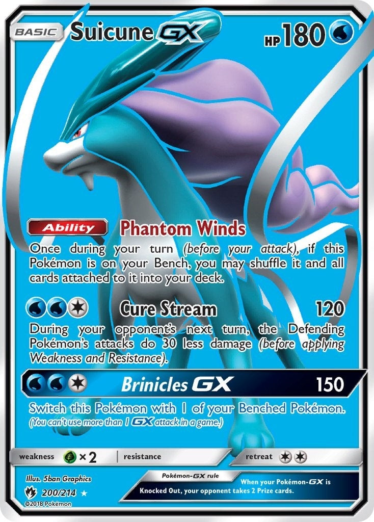 Image for Suicune GX (Full Art) (200/214) [SM - Lost Thunder] - Pokemon