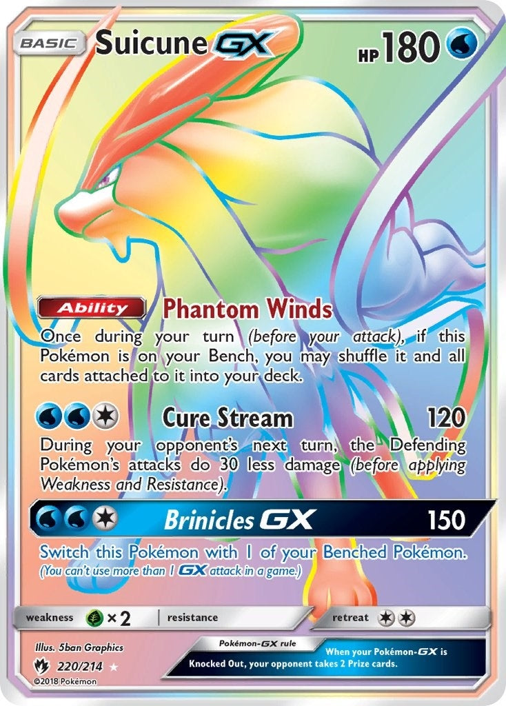 Image for Suicune GX (Secret) (220/214) [SM - Lost Thunder] - Pokemon