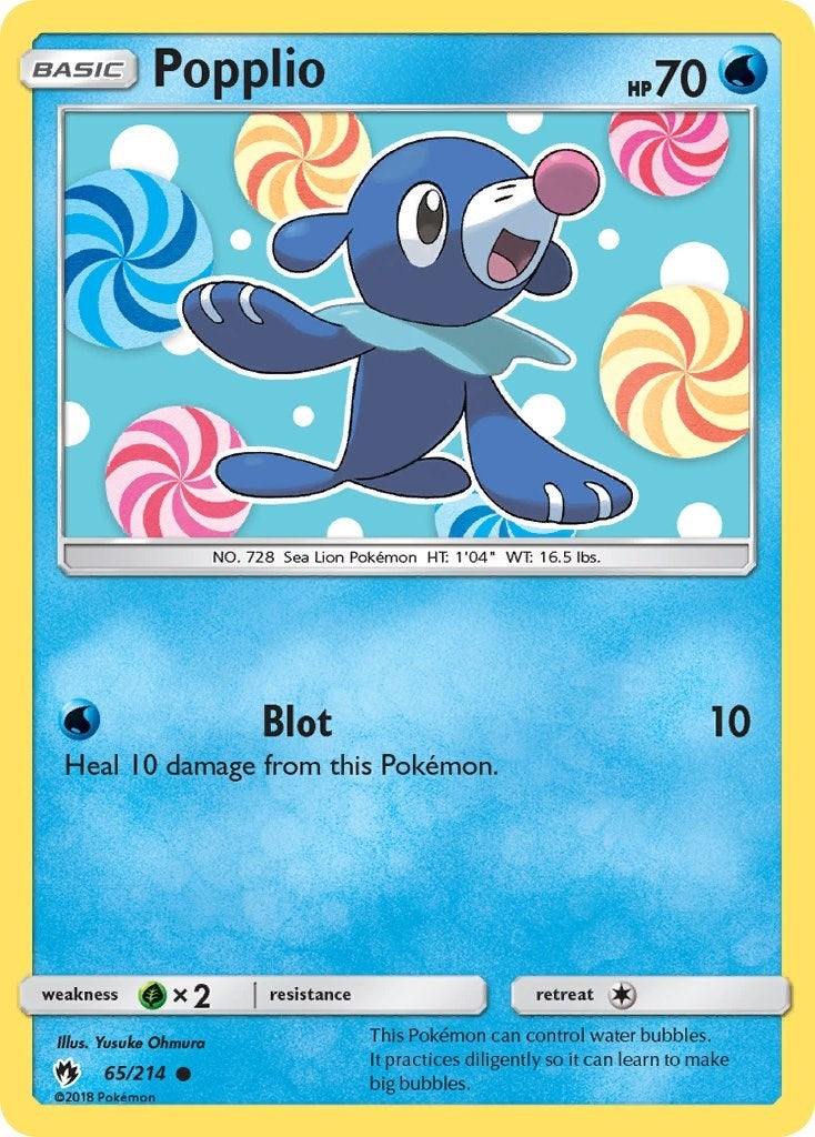 Image for Popplio (65) (65/214) [SM - Lost Thunder] - Pokemon