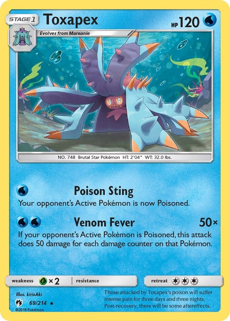 Image for Toxapex (69/214) [SM - Lost Thunder] - Pokemon