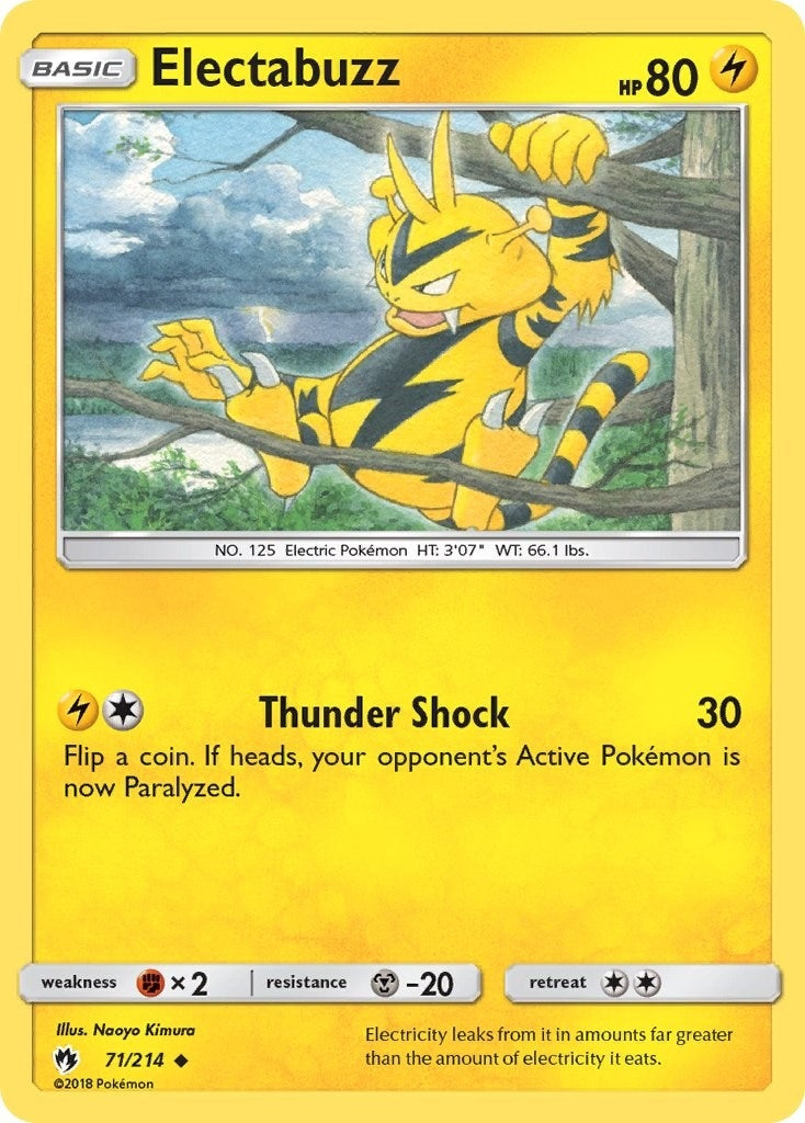 Image for Electabuzz (71/214) [SM - Lost Thunder] - Pokemon