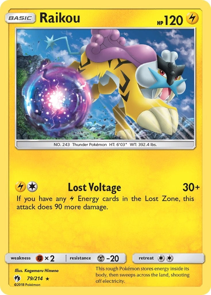 Image for Raikou (79/214) [SM - Lost Thunder] - Pokemon