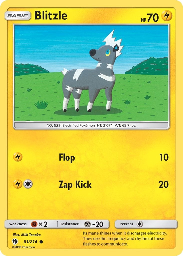 Image for Blitzle (81/214) [SM - Lost Thunder] - Pokemon
