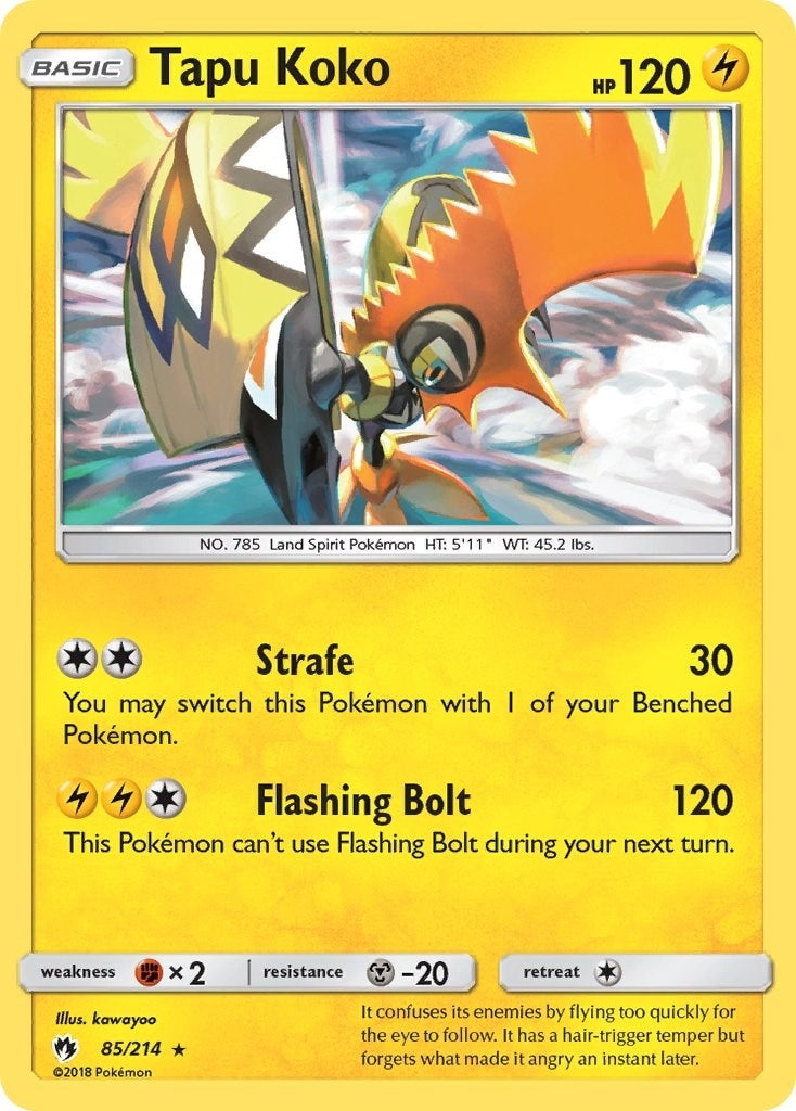 Tapu Koko (85/214) [SM - Lost Thunder]