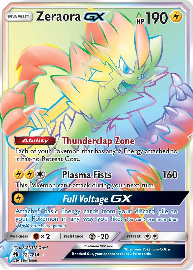 Image for Zeraora GX (Secret) (221/214) [SM - Lost Thunder] - Pokemon