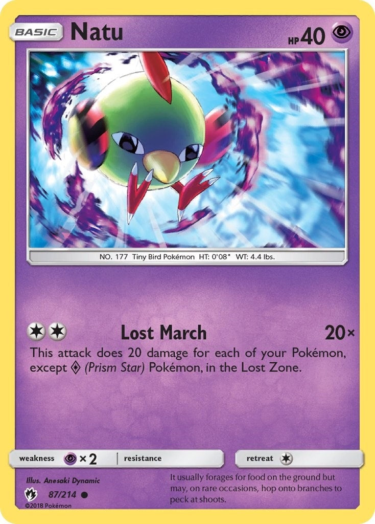 Image for Natu (87/214) [SM - Lost Thunder] - Pokemon