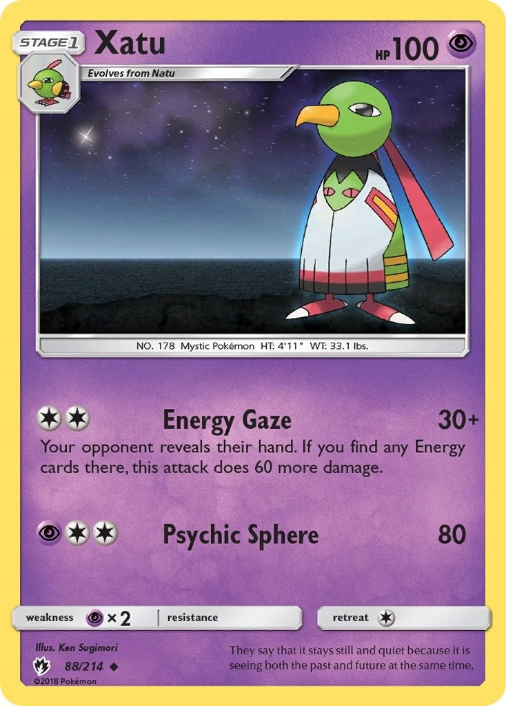 Image for Xatu (88/214) [SM - Lost Thunder] - Pokemon