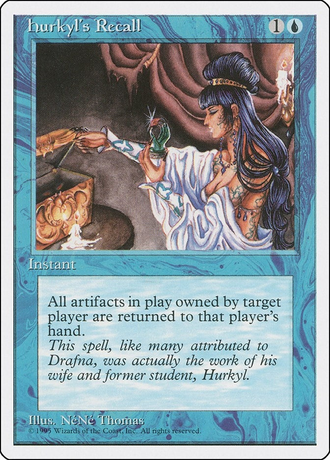 Image for Hurkyl's Recall (77) [Fourth Edition] - Magic: The Gathering