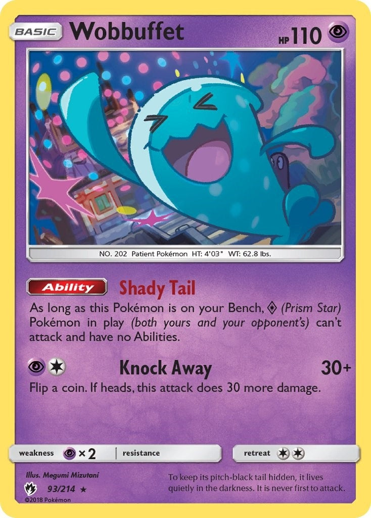 Image for Wobbuffet (93/214) [SM - Lost Thunder] - Pokemon