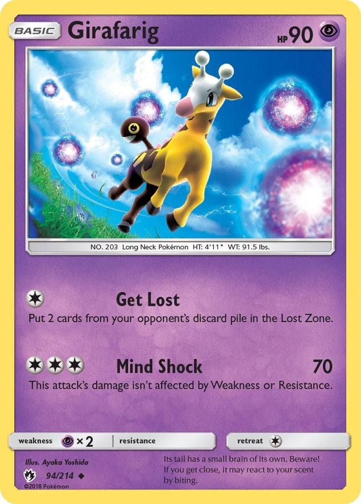 Image for Girafarig (94/214) [SM - Lost Thunder] - Pokemon