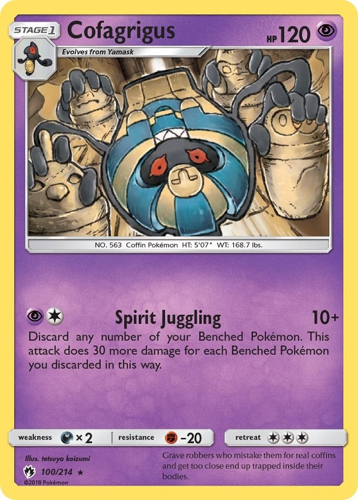 Cofagrigus (100/214) [SM - Lost Thunder]