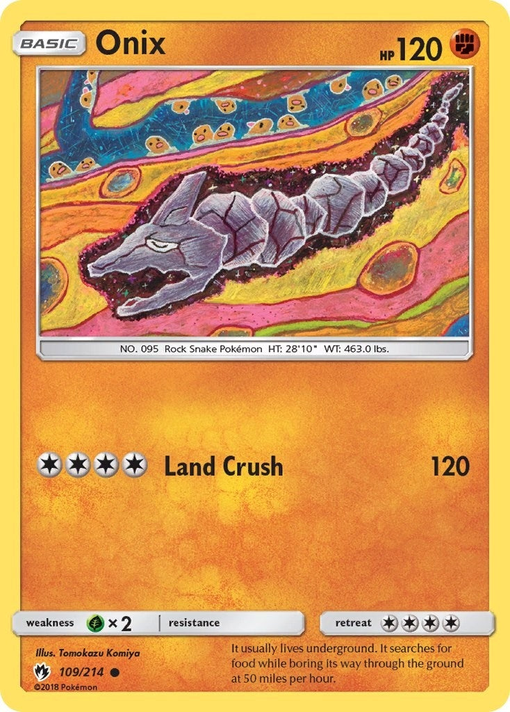 Image for Onix (109/214) [SM - Lost Thunder] - Pokemon