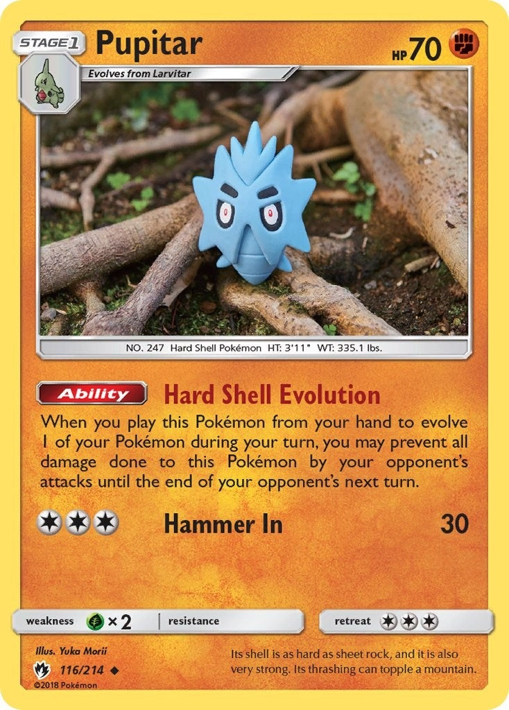 Image for Pupitar (116/214) [SM - Lost Thunder] - Pokemon