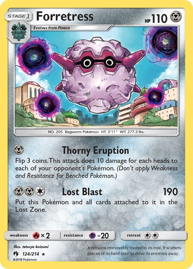 Image for Forretress (124/214) [SM - Lost Thunder] - Pokemon