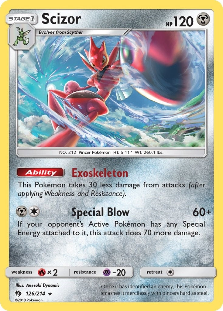 Image for Scizor (126/214) [SM - Lost Thunder] - Pokemon