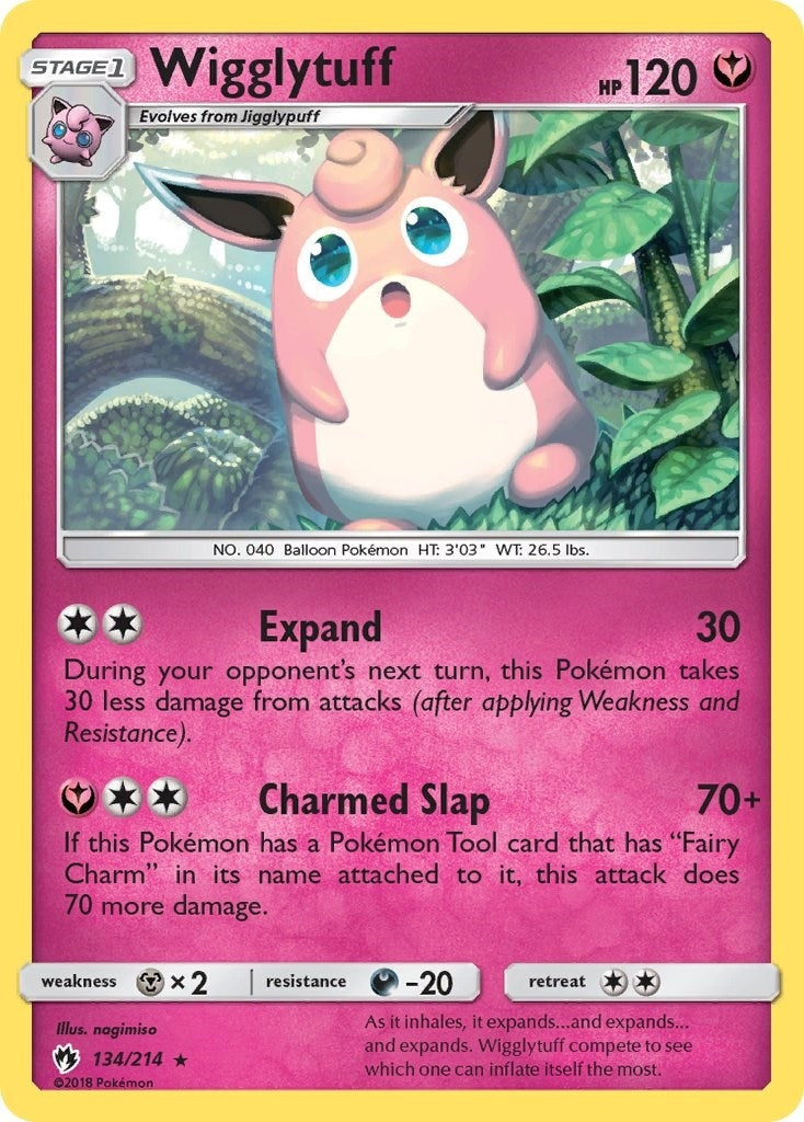 Image for Wigglytuff (134/214) [SM - Lost Thunder] - Pokemon