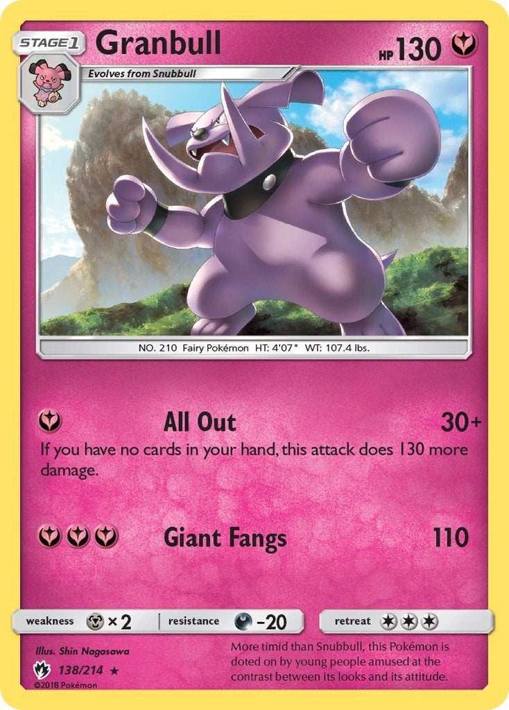 Image for Granbull (138/214) [SM - Lost Thunder] - Pokemon