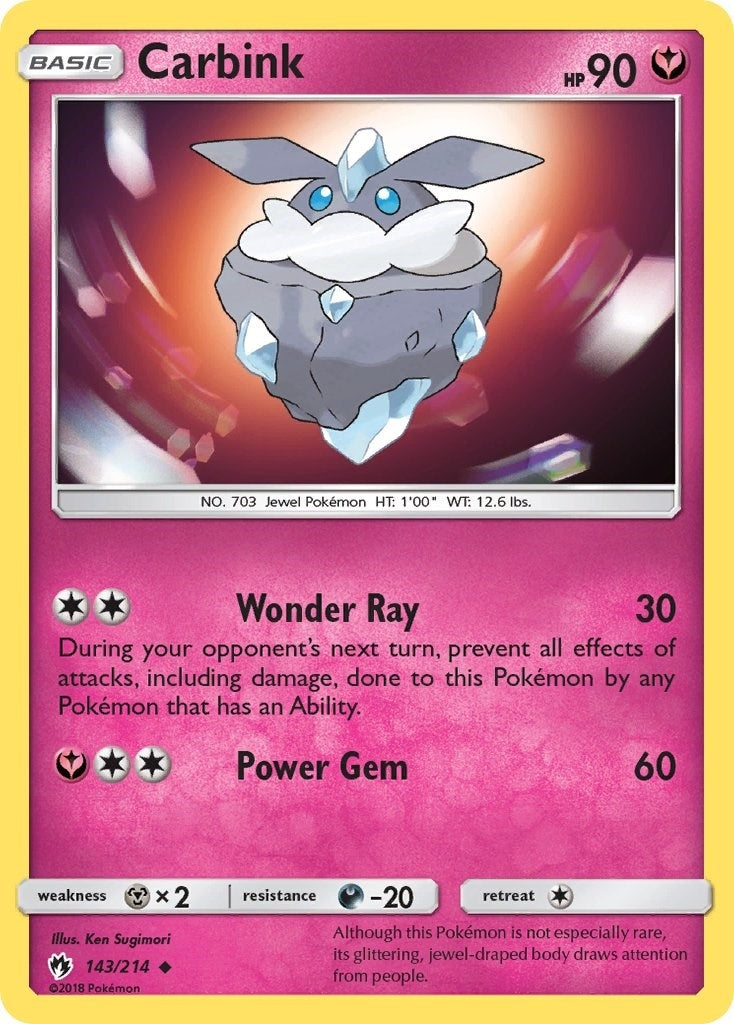Image for Carbink (143) (143/214) [SM - Lost Thunder] - Pokemon