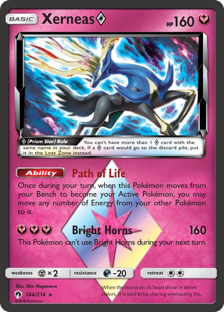 Image for Xerneas Prism Star (144/214) [SM - Lost Thunder] - Pokemon