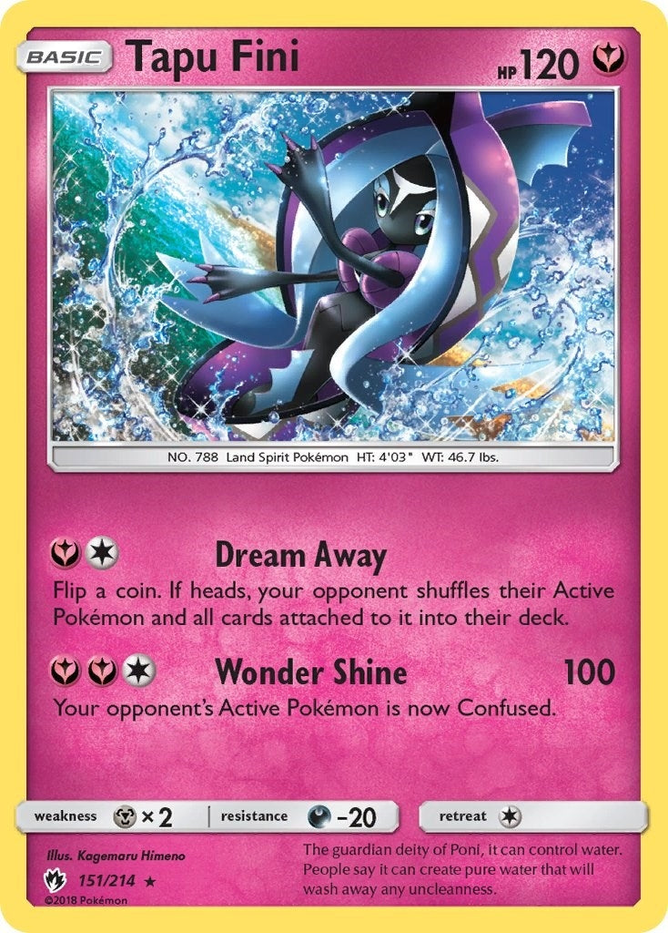 Image for Tapu Fini (151/214) [SM - Lost Thunder] - Pokemon
