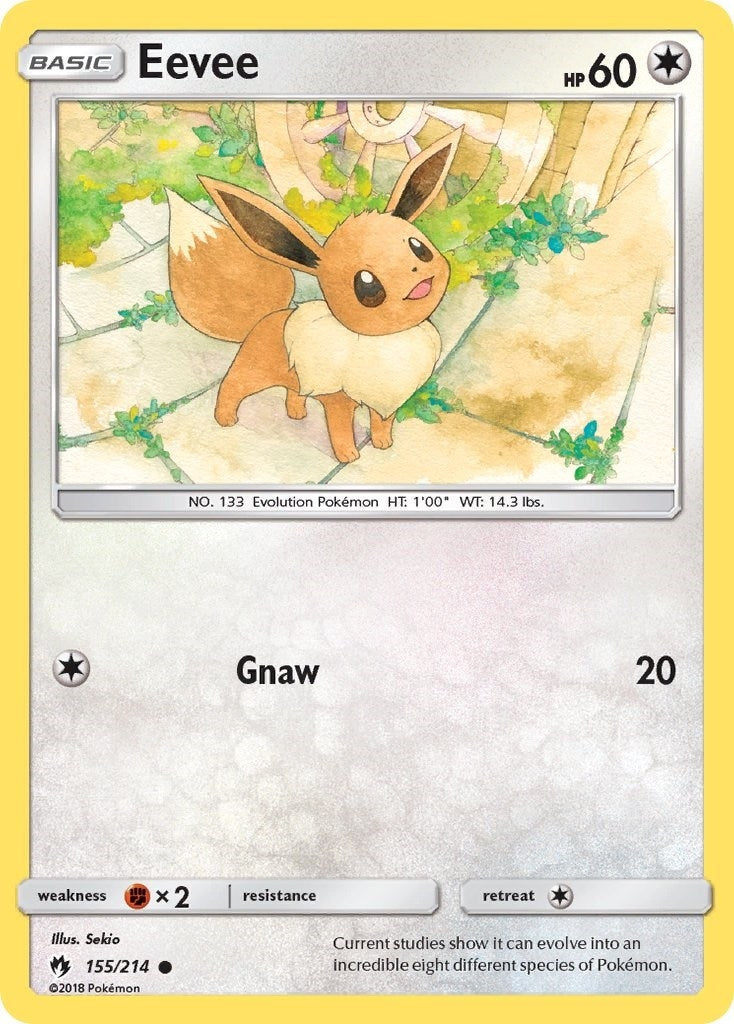 Image for Eevee (155/214) [SM - Lost Thunder] - Pokemon