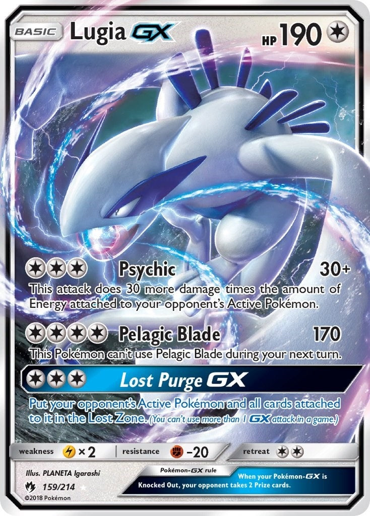 Image for Lugia GX (159/214) [SM - Lost Thunder] - Pokemon