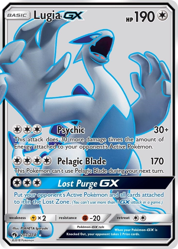 Image for Lugia GX (Full Art) (207/214) [SM - Lost Thunder] - Pokemon