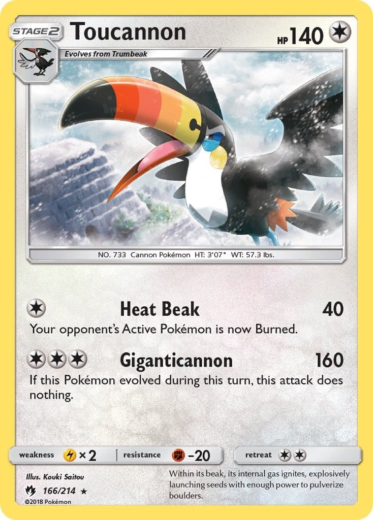Image for Toucannon (166/214) [SM - Lost Thunder] - Pokemon