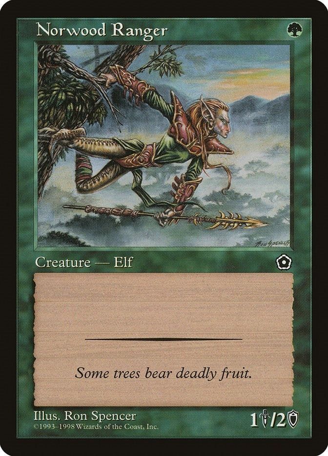 Image for Norwood Ranger [Portal Second Age] - Magic: The Gathering