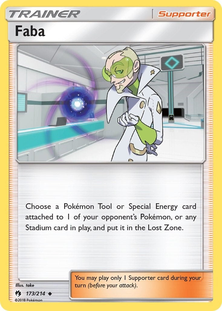 Image for Faba (173/214) [SM - Lost Thunder] - Pokemon