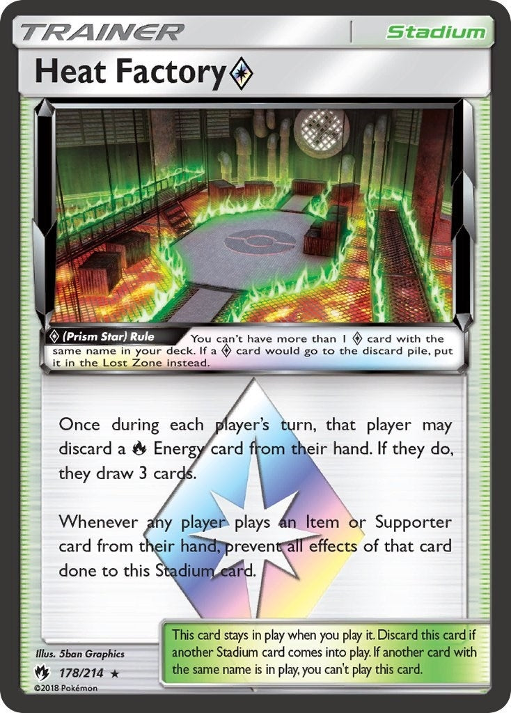 Image for Heat Factory Prism Star (178/214) [SM - Lost Thunder] - Pokemon