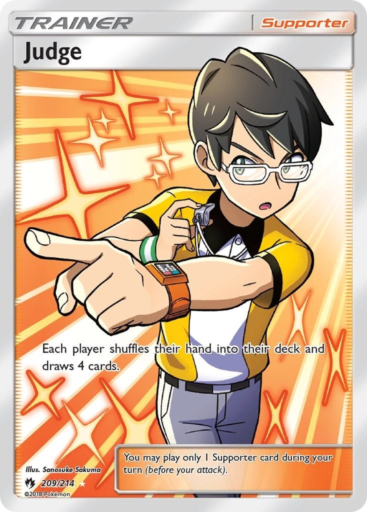 Image for Judge (Full Art) (209/214) [SM - Lost Thunder] - Pokemon