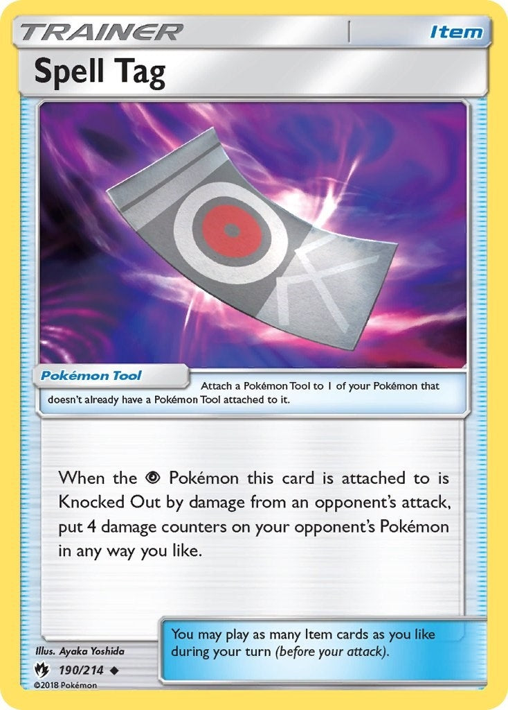 Image for Spell Tag (190/214) [SM - Lost Thunder] - Pokemon