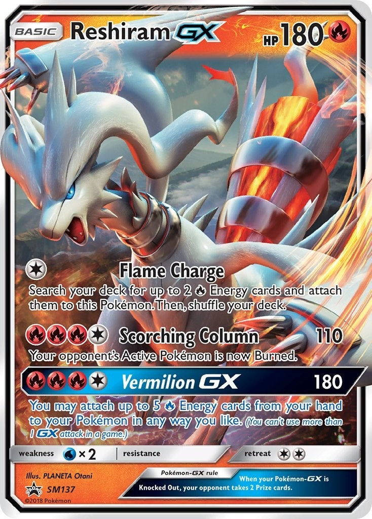 Image for Reshiram GX - SM137 (SM137) [SM Promos] - Pokemon