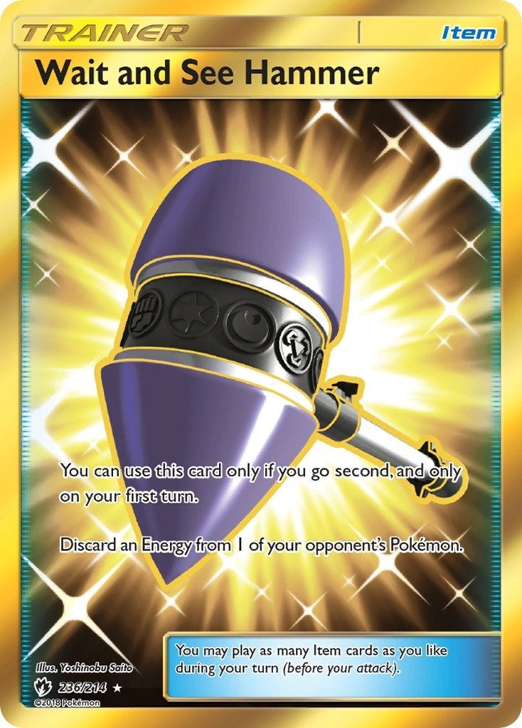 Image for Wait and See Hammer (Secret) (236/214) [SM - Lost Thunder] - Pokemon