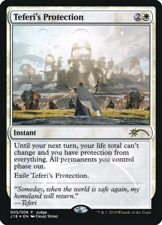 Image for Teferi's Protection (J18) (5) [Judge Promos] - Magic: The Gathering