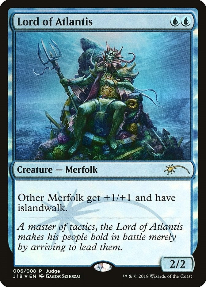 Image for Lord of Atlantis (6) [Judge Promos] - Magic: The Gathering