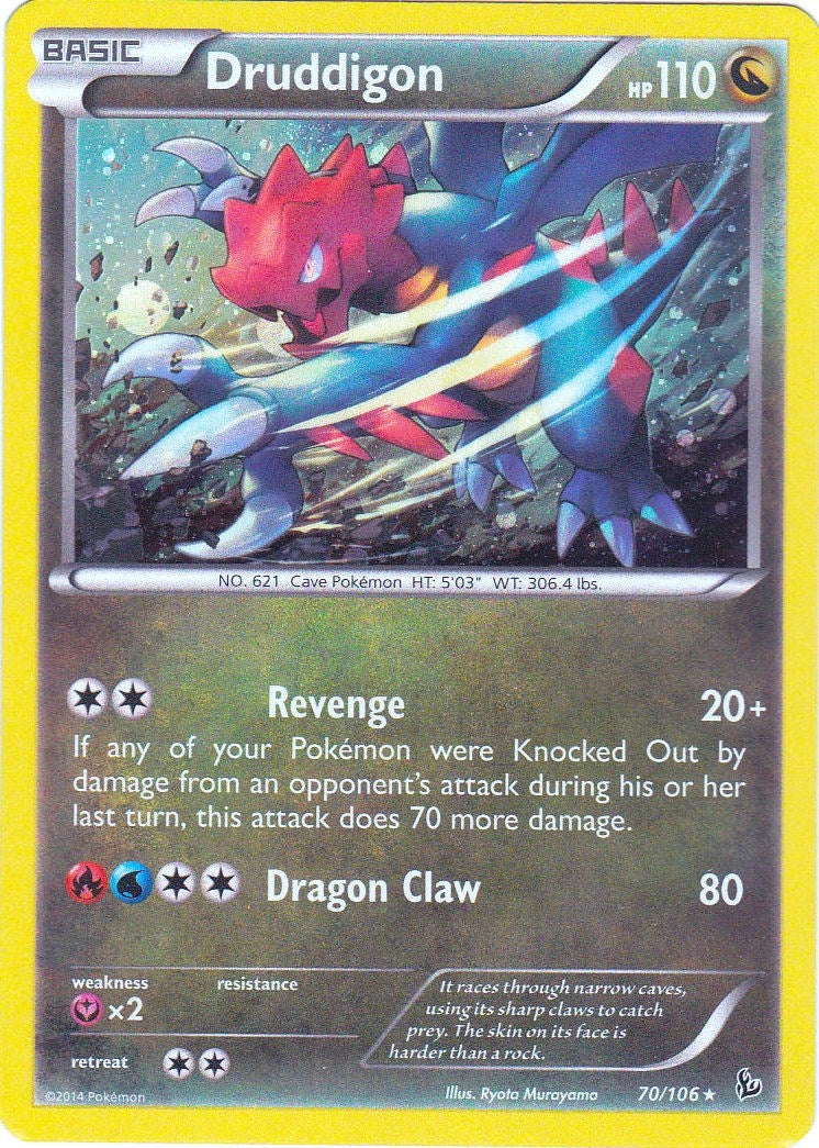 Image for Druddigon - 70/106(Cosmos Holo) (070/106) [Blister Exclusives] - Pokemon