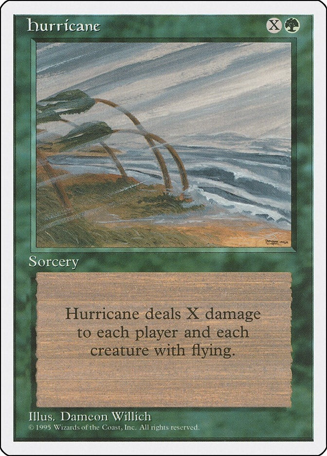 Image for Hurricane (135) [Fourth Edition] - Magic: The Gathering