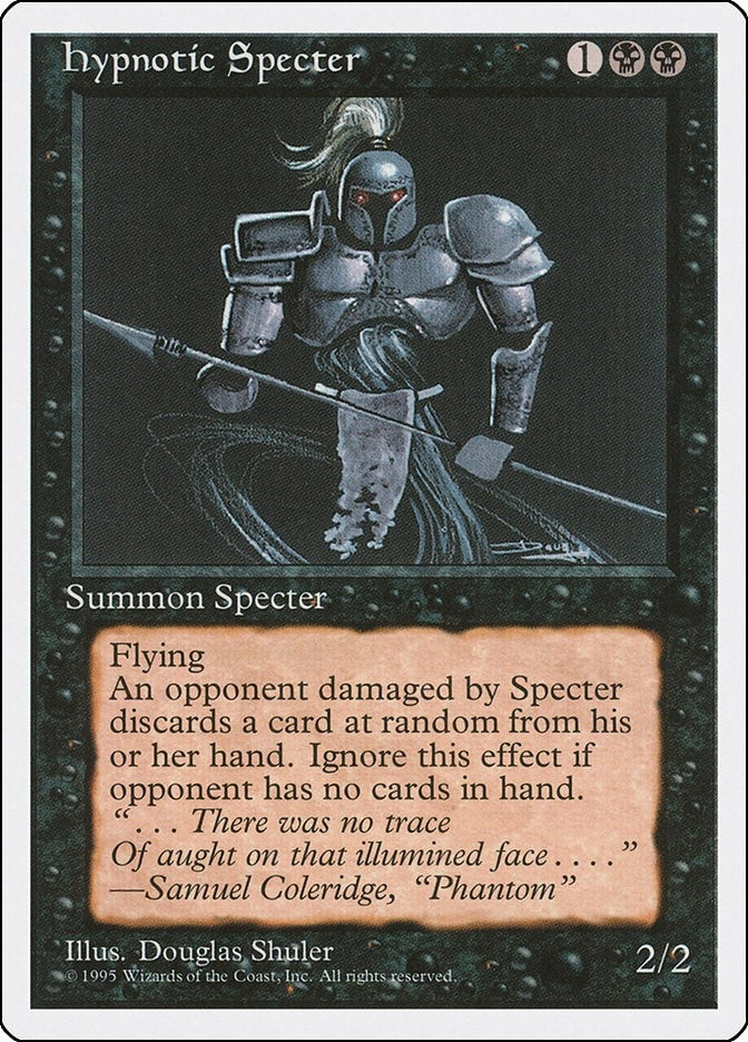 Image for Hypnotic Specter (26) [Fourth Edition] - Magic: The Gathering