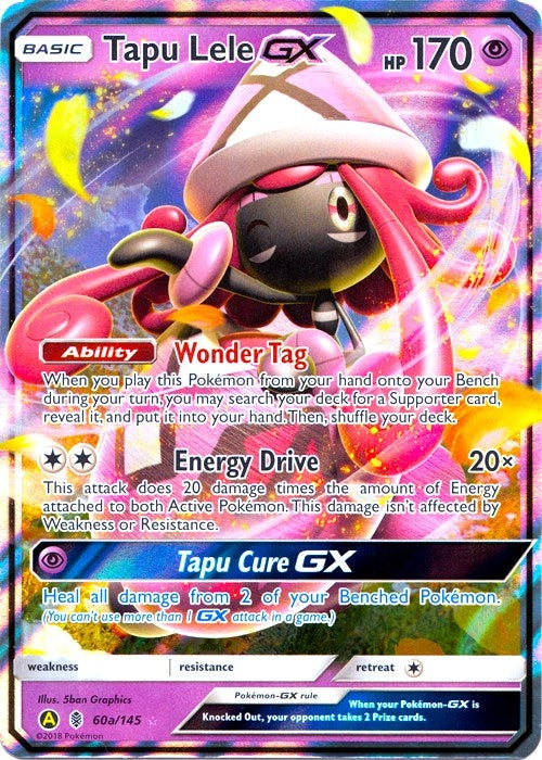 Image for Tapu Lele GX - 60a/145 (060a/145) [Alternate Art Promos] - Pokemon
