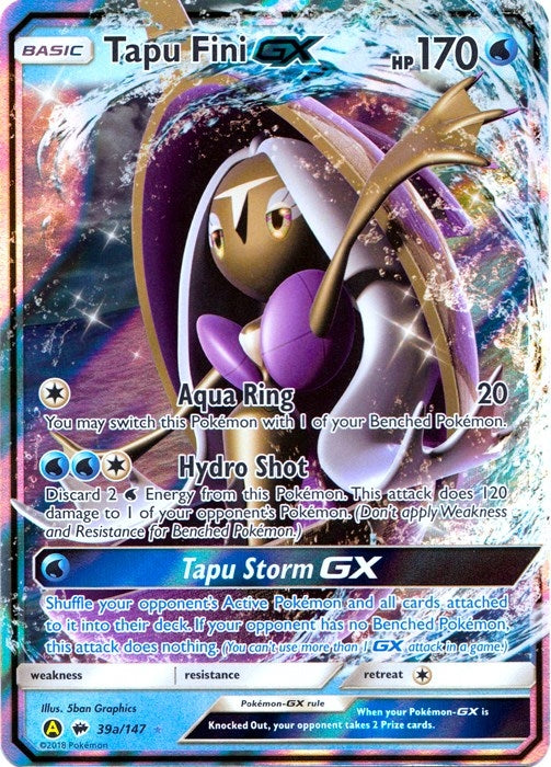 Image for Tapu Fini GX - 39a/147 (039a/147) [Alternate Art Promos] - Pokemon