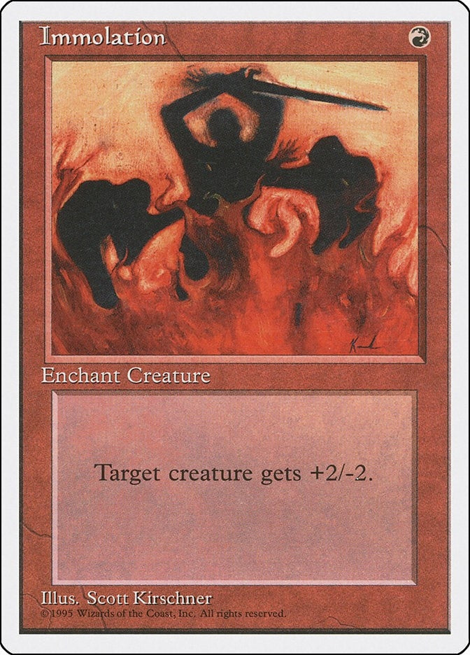 Image for Immolation [Fourth Edition] - Magic: The Gathering