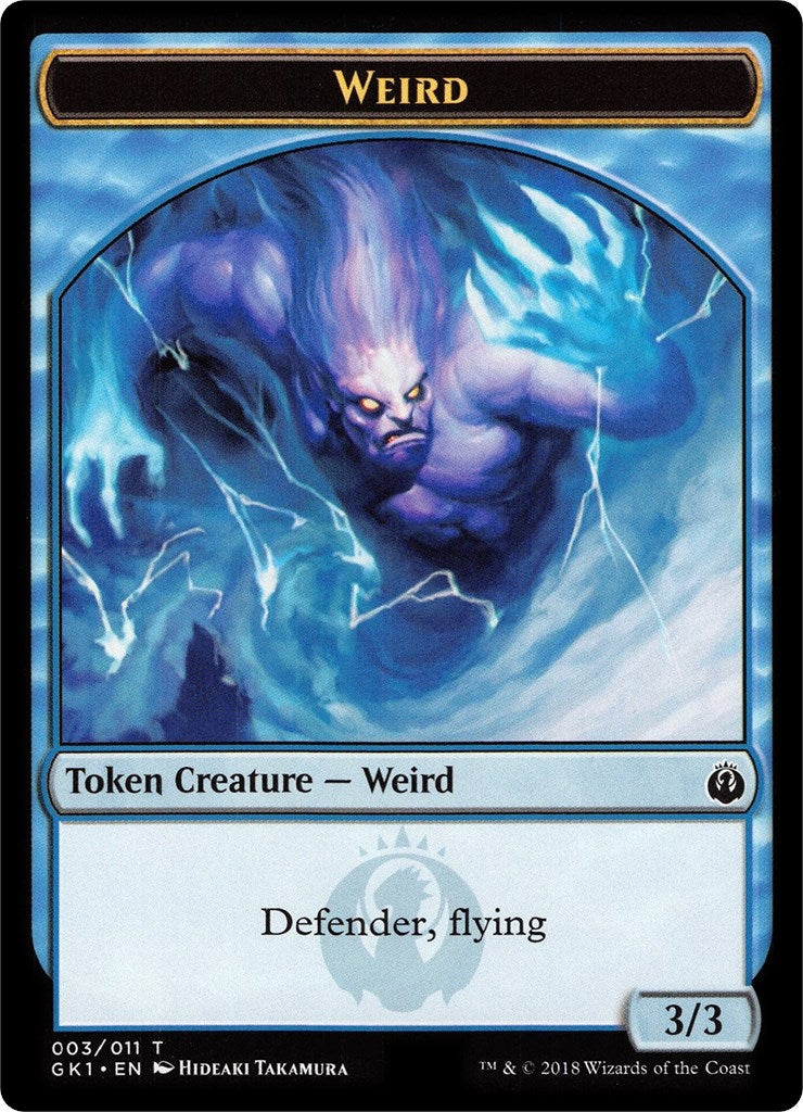 Image for Weird // Goblin Double-Sided Token (3 // 4) [Guilds of Ravnica: Guild Kits] - Magic: The Gathering