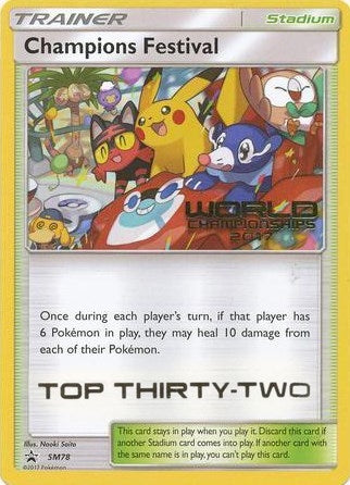 Image for Champions Festival - SM78 (World Championships 2017) [Top Thirty-Two] (SM78) [SM Promos] - Pokemon