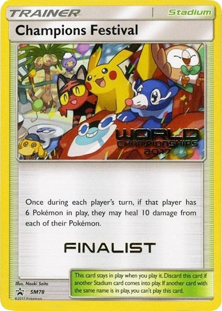 Image for Champions Festival - SM78 (World Championships 2017) [Finalist] (SM78) [SM Promos] - Pokemon