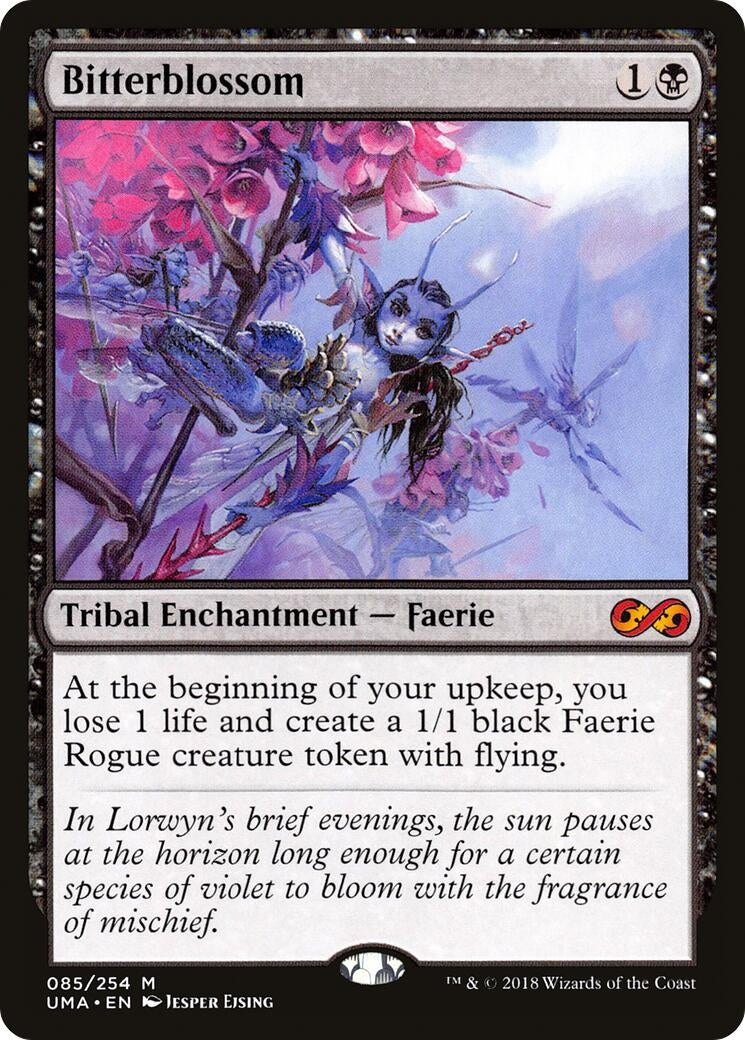 Image for Bitterblossom (85) [Ultimate Masters] - Magic: The Gathering