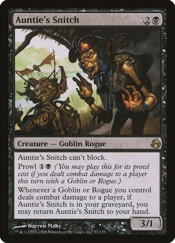 Image for Auntie's Snitch (57) [Morningtide] - Magic: The Gathering